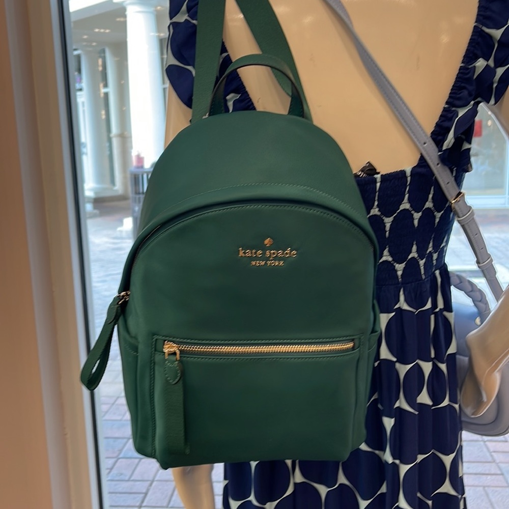 Kate Spade Chelsea Medium Backpack 
COLOR: Deep Jade 
NWT - Picture 8 of 16